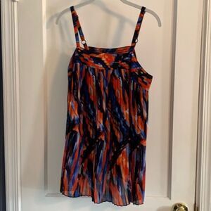 LANE Bryant, super cute multi color sleeveless top/tank size 14